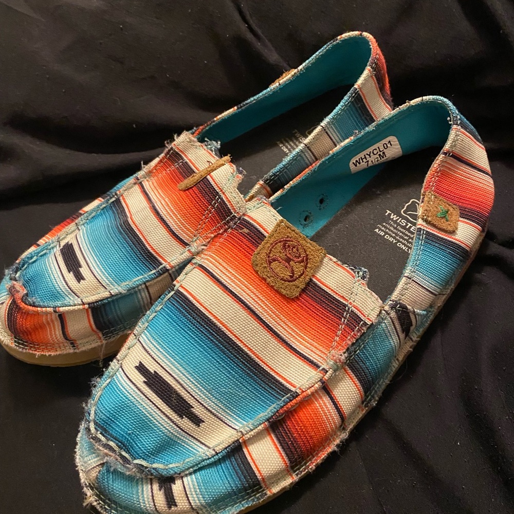 Twisted X Men's Colorful Striped Loafers
